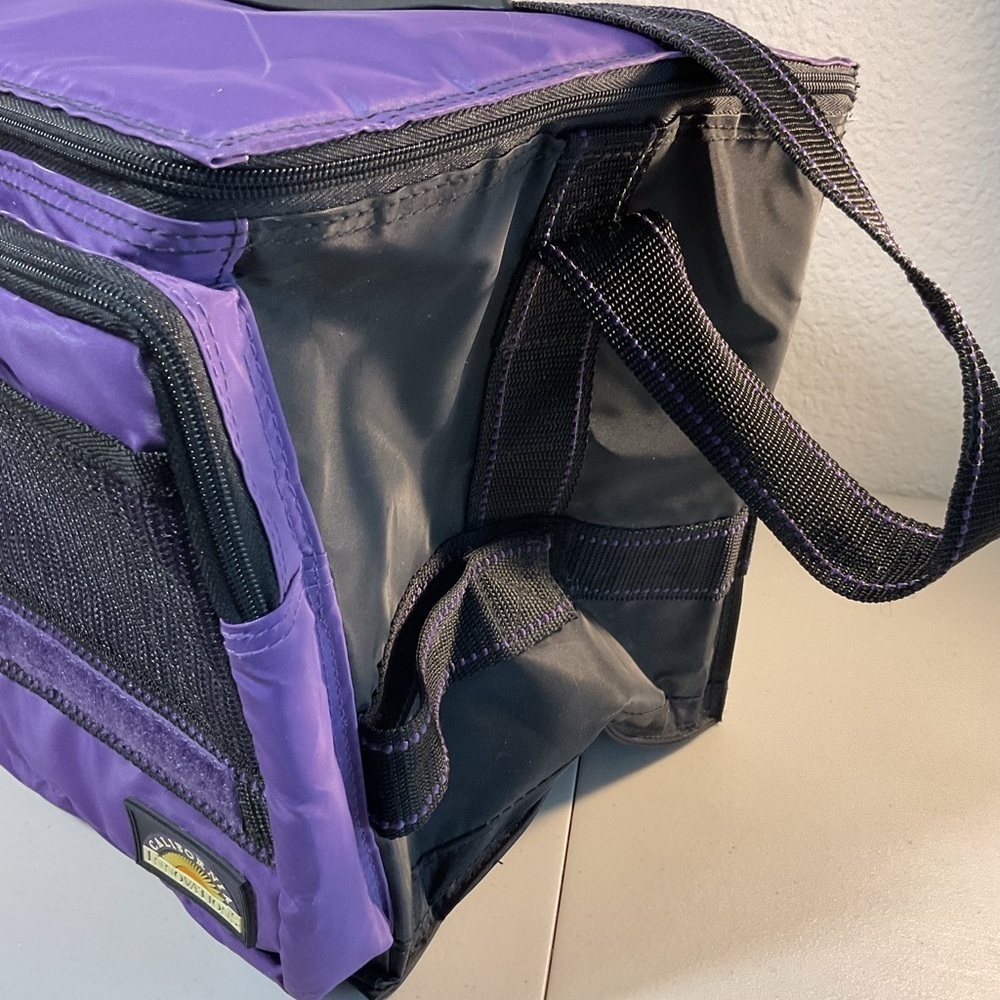California Innovations Purple Cooler Lunch Tote Camping Bag - Picture 6 of 7
